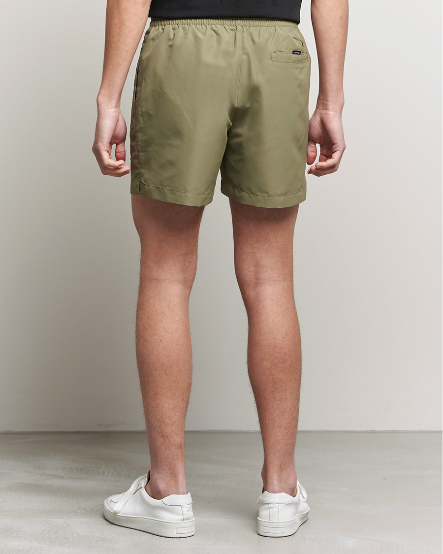 Heren | Zwembroek | Calvin Klein | Tonal Logo Drawstring Swimshorts New Basil