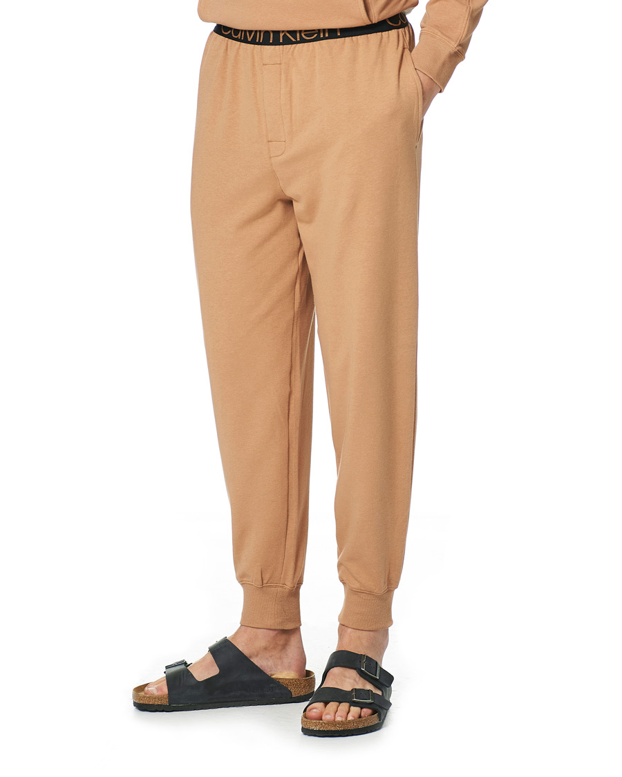 Heren | Broeken | Calvin Klein | Jersey Jogger Sandalwood