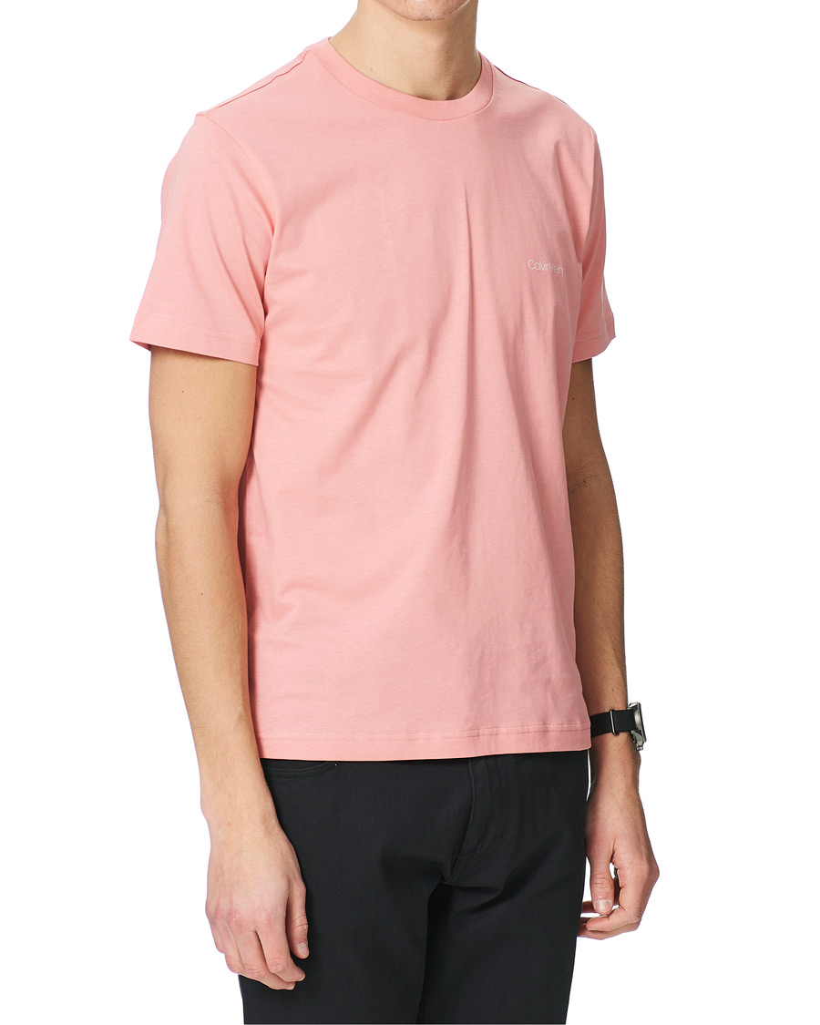 Homme | T-shirts | Calvin Klein | Chest Logo Crew Neck Tee Dusty Pink