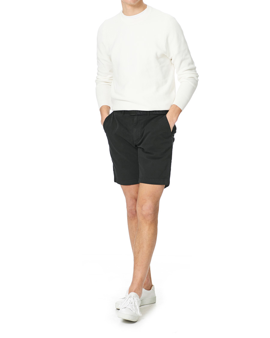 Homme | Shorts | Calvin Klein | Garment Dyed Belted Shorts Black