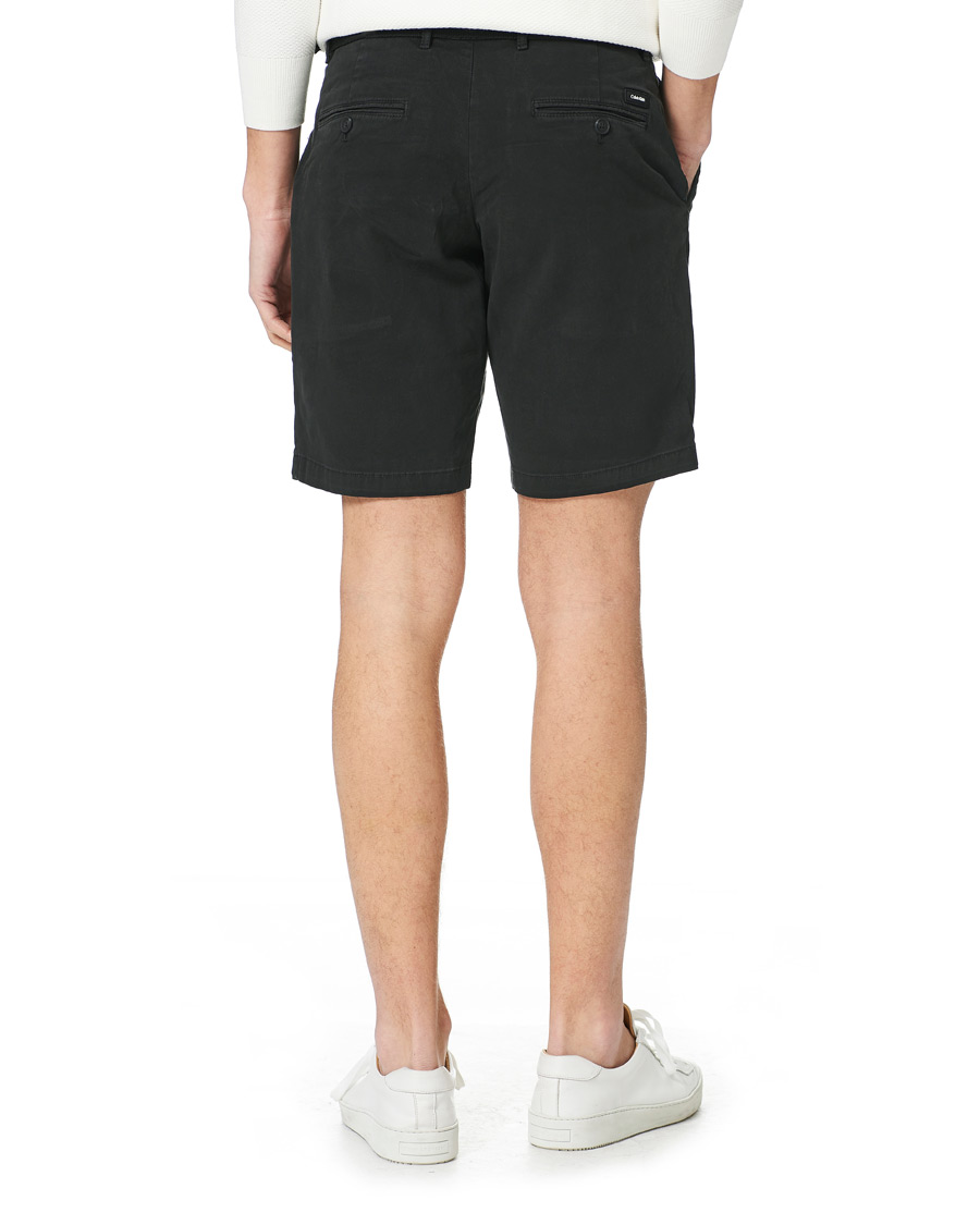 Homme | Shorts | Calvin Klein | Garment Dyed Belted Shorts Black