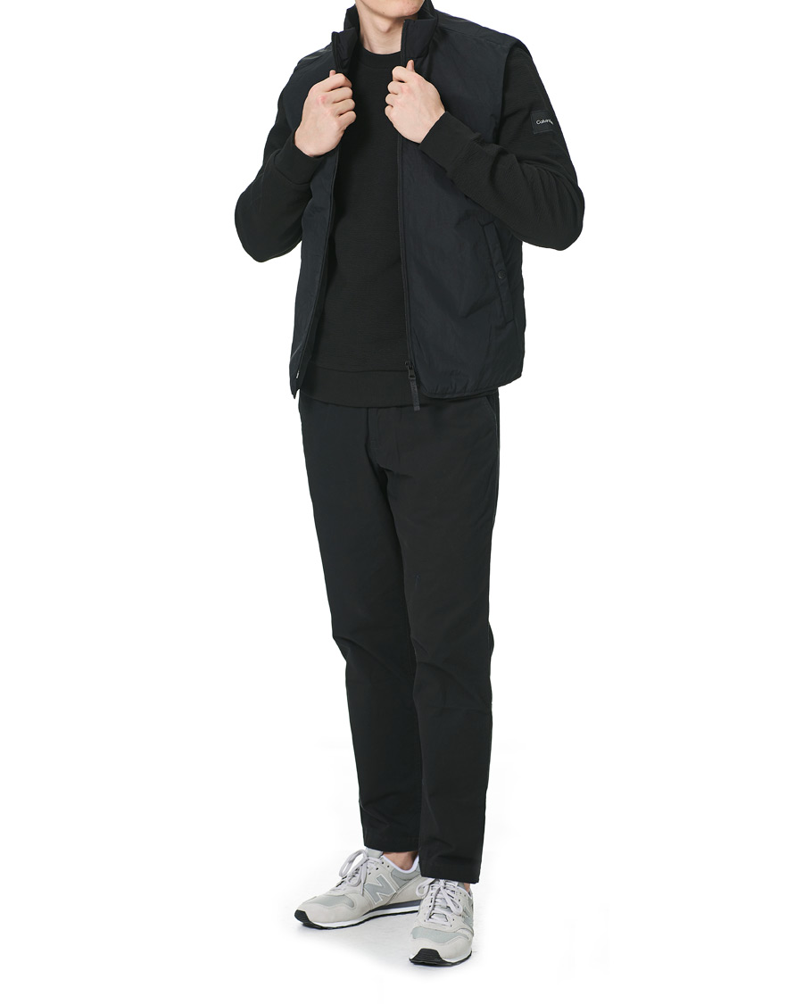 Homme | Manteaux Et Vestes | Calvin Klein | Crinkle Nylon Vest Black