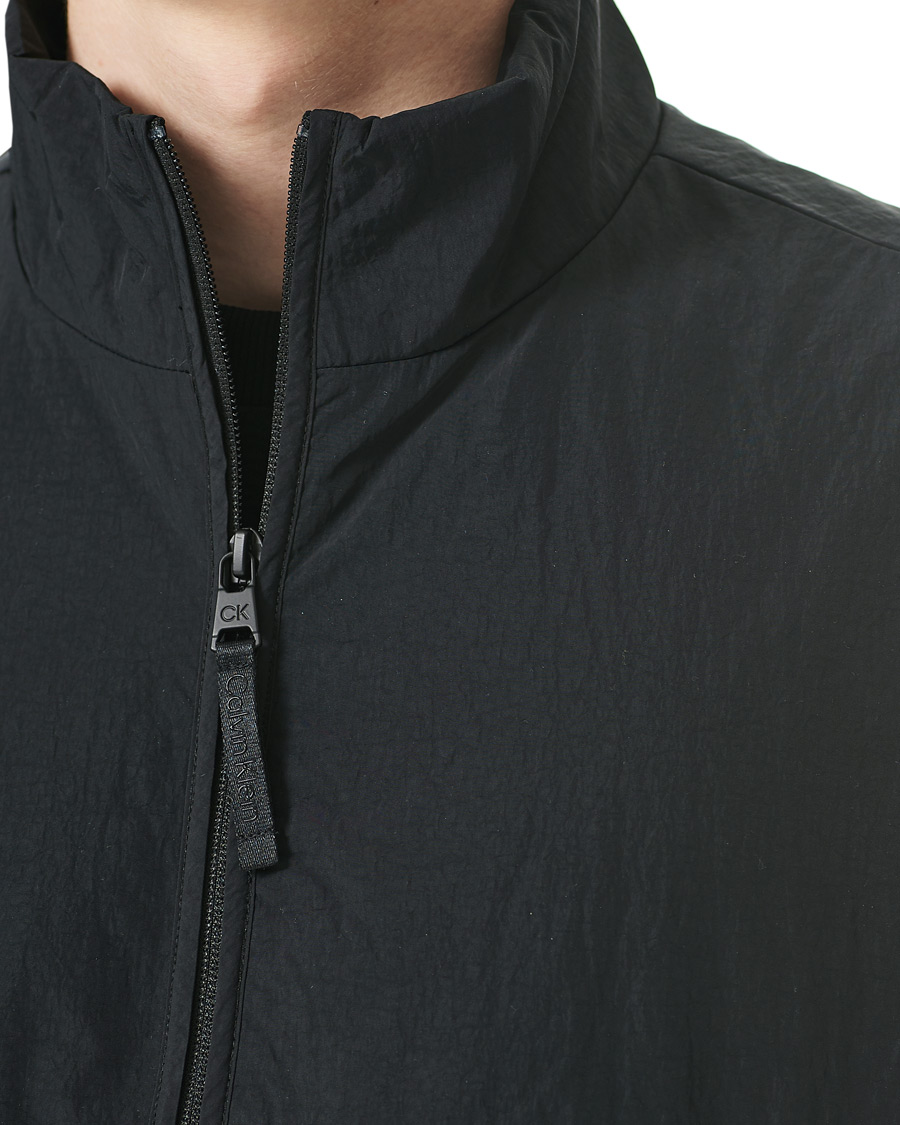 Homme | Manteaux Et Vestes | Calvin Klein | Crinkle Nylon Vest Black
