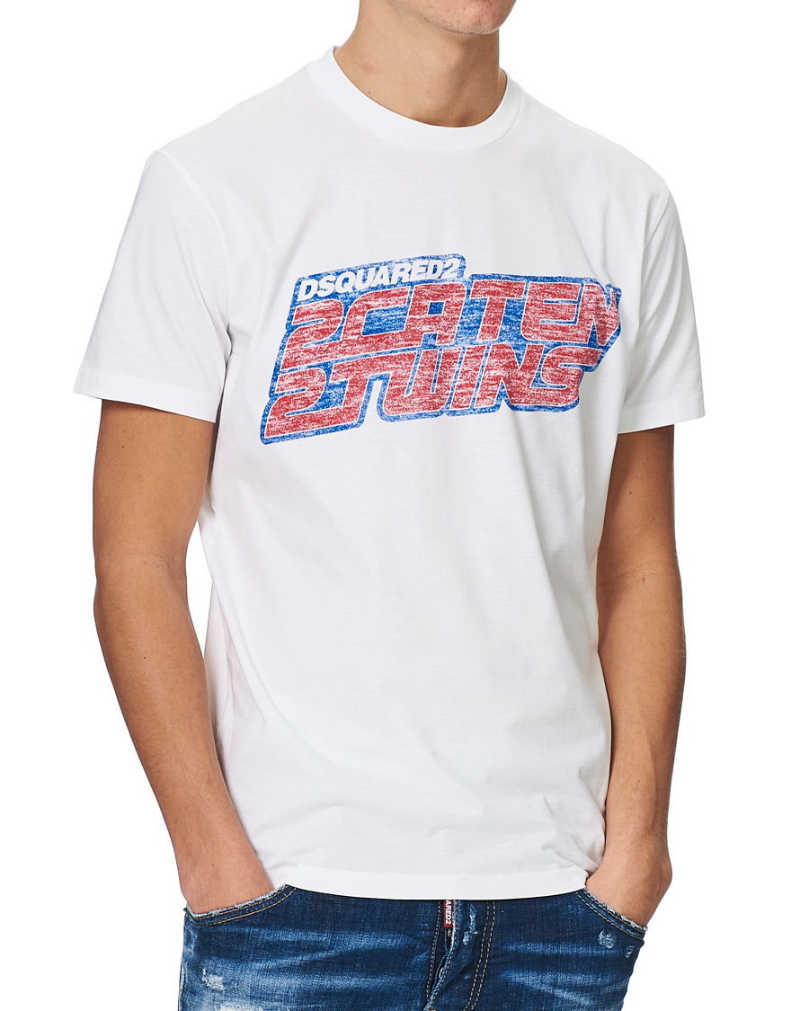 Homme | T-shirts | Dsquared2 | Caten Twins Tee White
