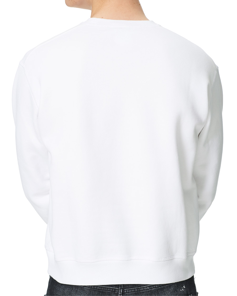 Homme | Pulls Et Tricots | Dsquared2 | Flock Logo Sweatshirt White
