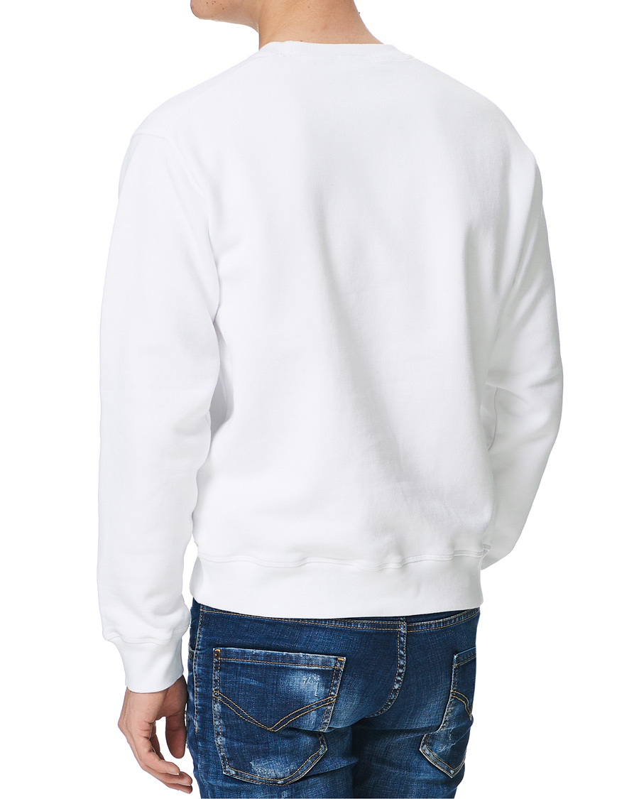 Homme | Pulls Et Tricots | Dsquared2 | Icon Logo Sweatshirt White