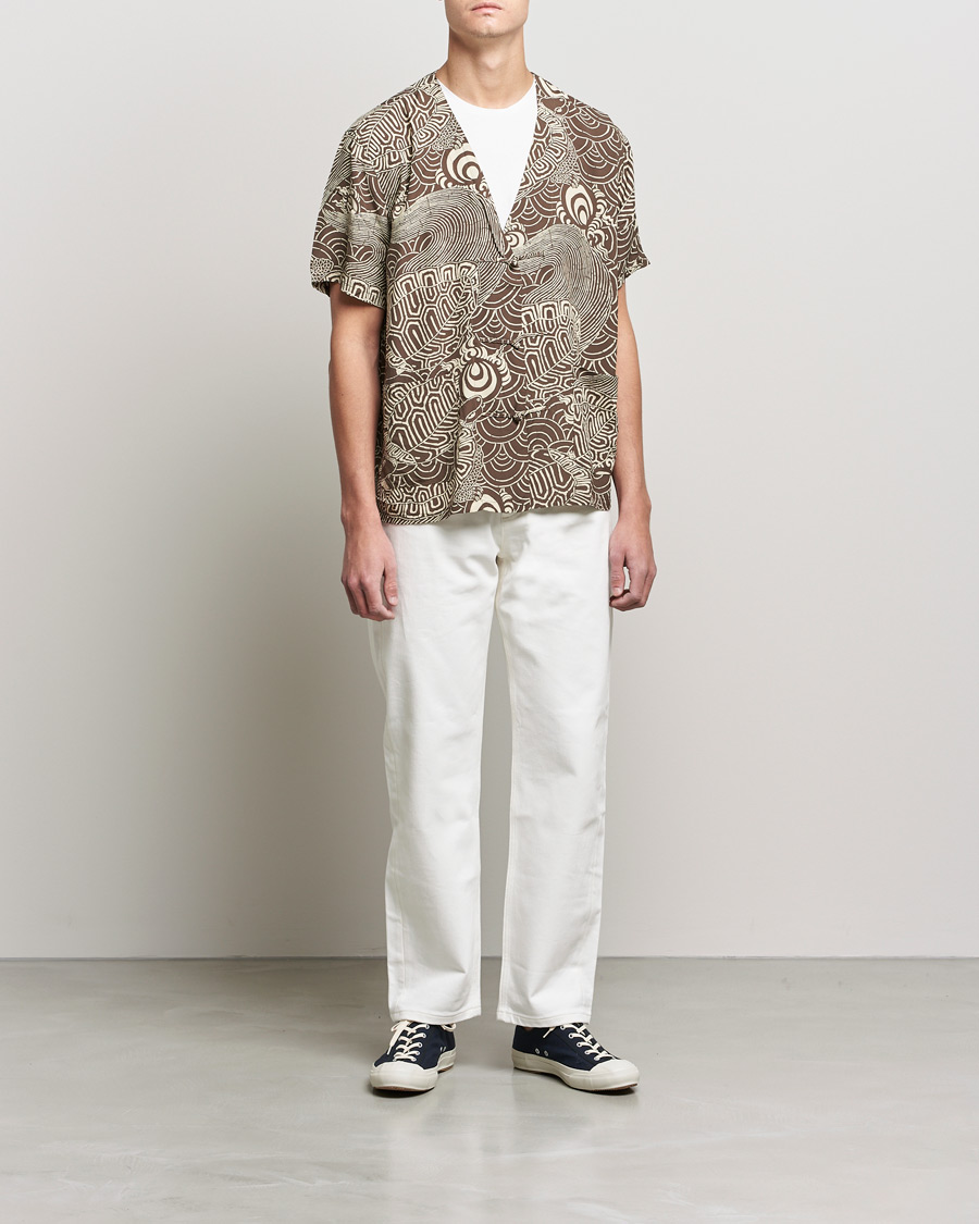 Homme | Pulls Et Tricots | orSlow | Hawaiian Cardigan Turtle Print