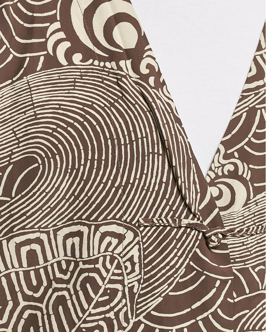 Homme | Pulls Et Tricots | orSlow | Hawaiian Cardigan Turtle Print