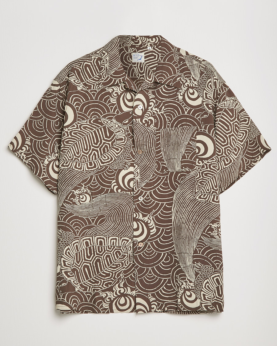 Homme | Chemises | orSlow | Hawaiian Shirt Turtle Print