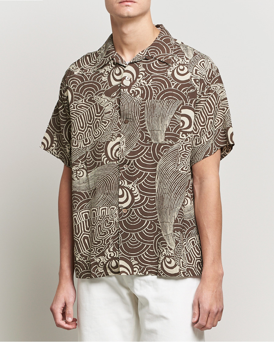 Homme | Chemises | orSlow | Hawaiian Shirt Turtle Print