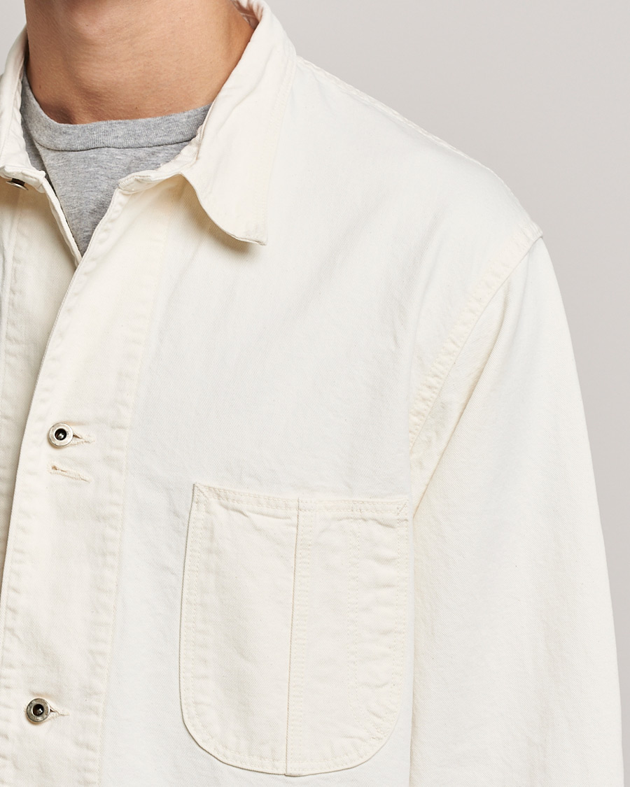Heren | Overhemden | orSlow | 1940s Kinari Denim Coverall Ecru