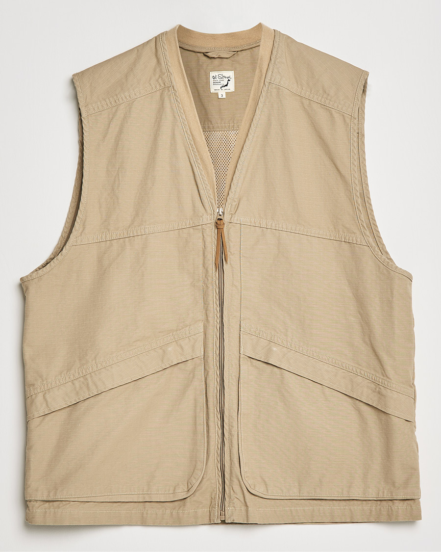 Homme | Manteaux Et Vestes | orSlow | Utility Vest Beige