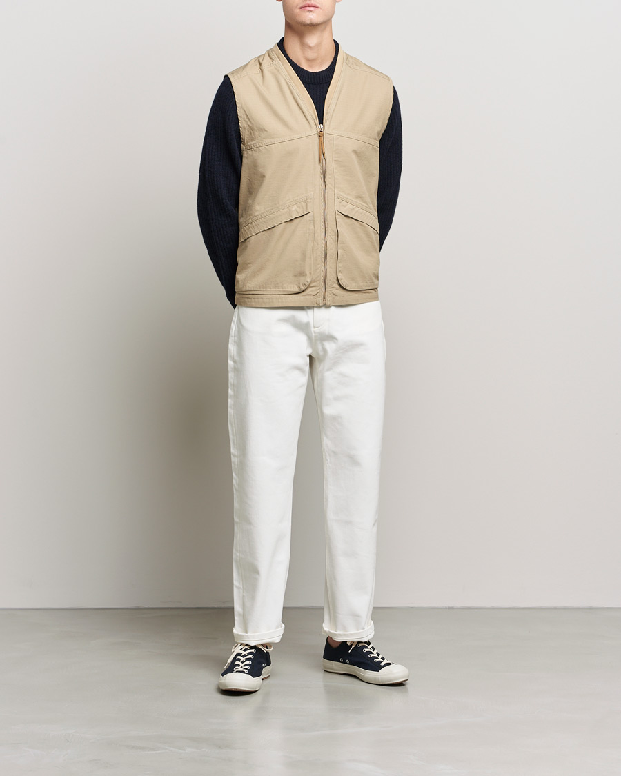 Homme | Manteaux Et Vestes | orSlow | Utility Vest Beige