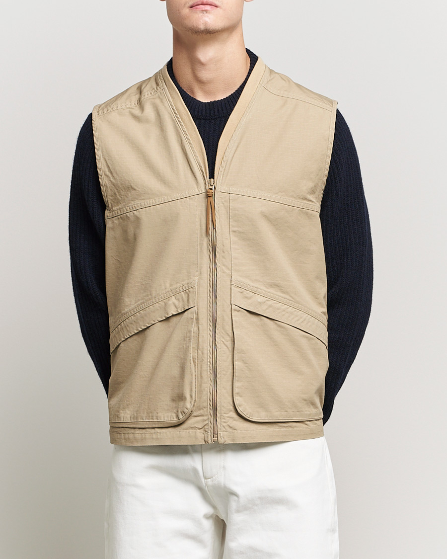 Homme | Manteaux Et Vestes | orSlow | Utility Vest Beige
