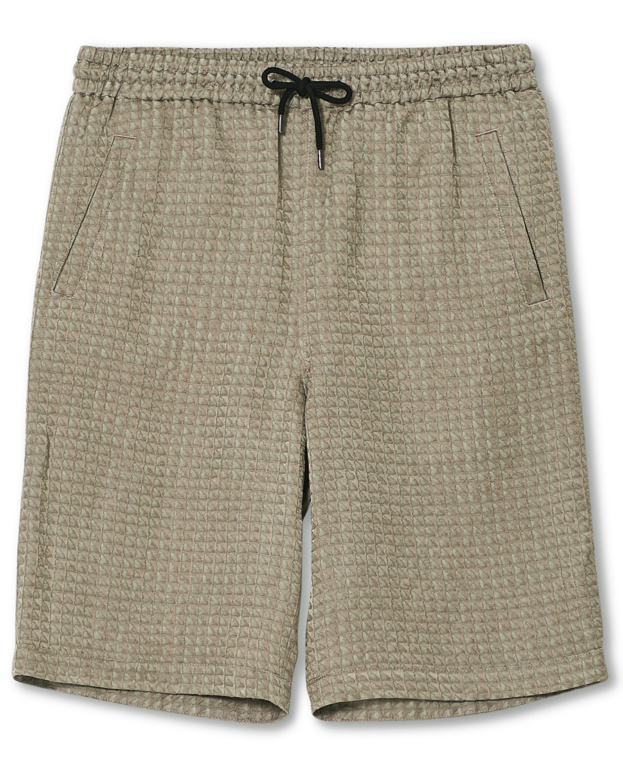 Heren | Korte broek | Giorgio Armani | Jacquard Drawstring Shorts Beige