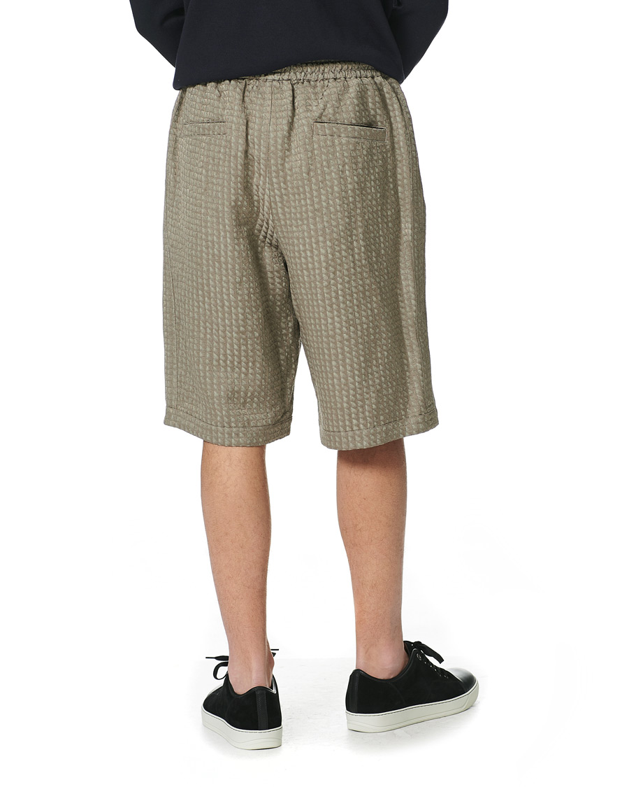 Heren | Korte broek | Giorgio Armani | Jacquard Drawstring Shorts Beige