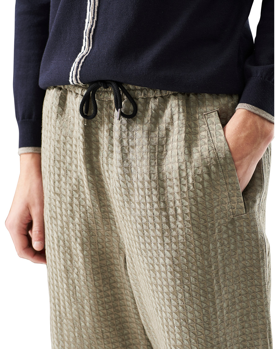 Heren | Korte broek | Giorgio Armani | Jacquard Drawstring Shorts Beige