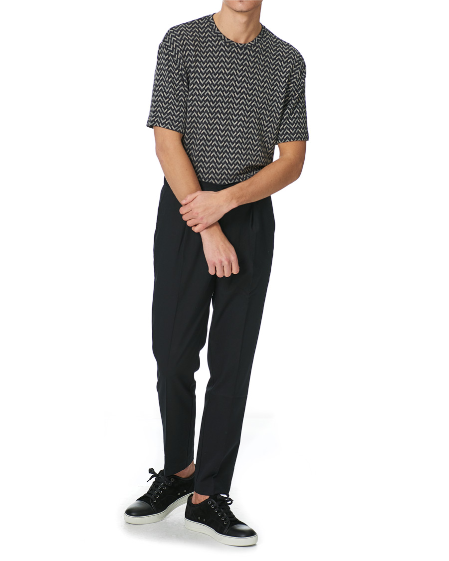 Homme | T-shirts | Giorgio Armani | Jersey Chevron T-Shirt Navy