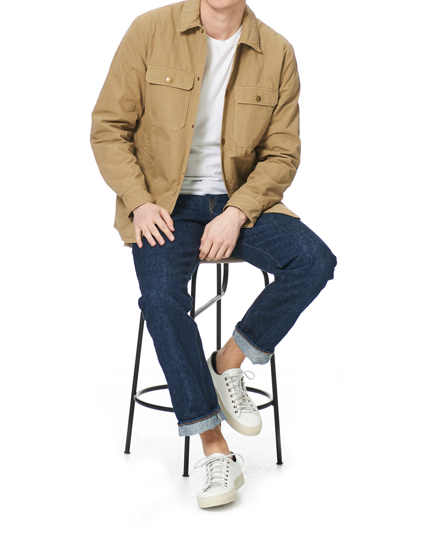 Homme | Manteaux Et Vestes | A.P.C. | Alex Garment Dyed Overshirt Dark Beige