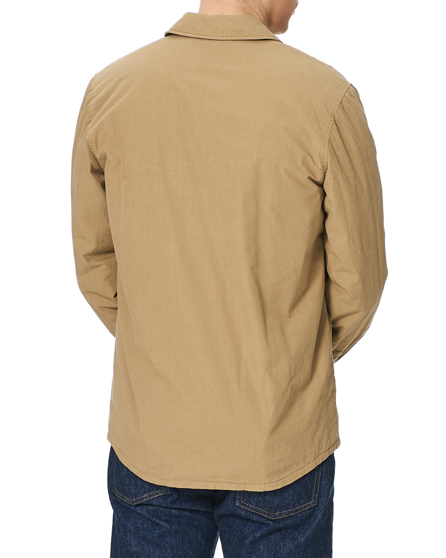 Homme | Manteaux Et Vestes | A.P.C. | Alex Garment Dyed Overshirt Dark Beige
