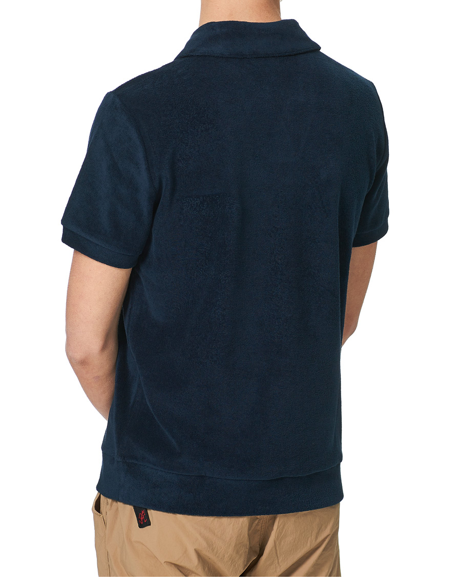 Heren | Polo's | A.P.C. | Agustino Short Sleeve Terry Polo Navy