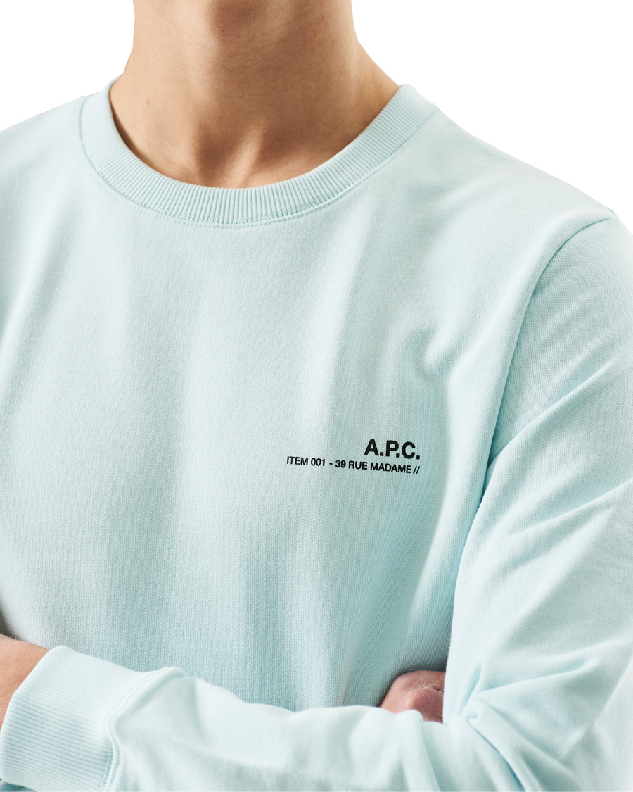 Homme | Pulls Et Tricots | A.P.C. | Item Sweatshirt Blue Azur