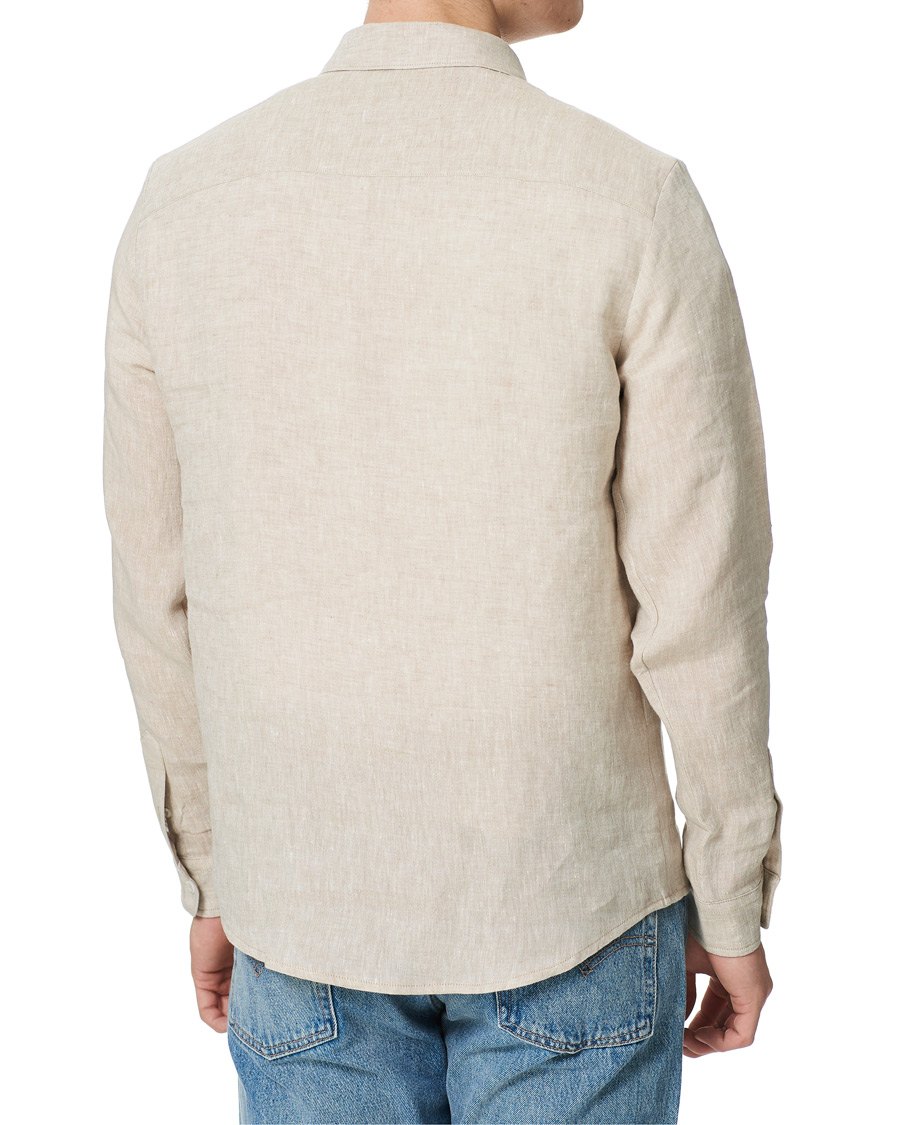 Homme | Chemises | A.P.C. | Vincent Linen Shirt Beige