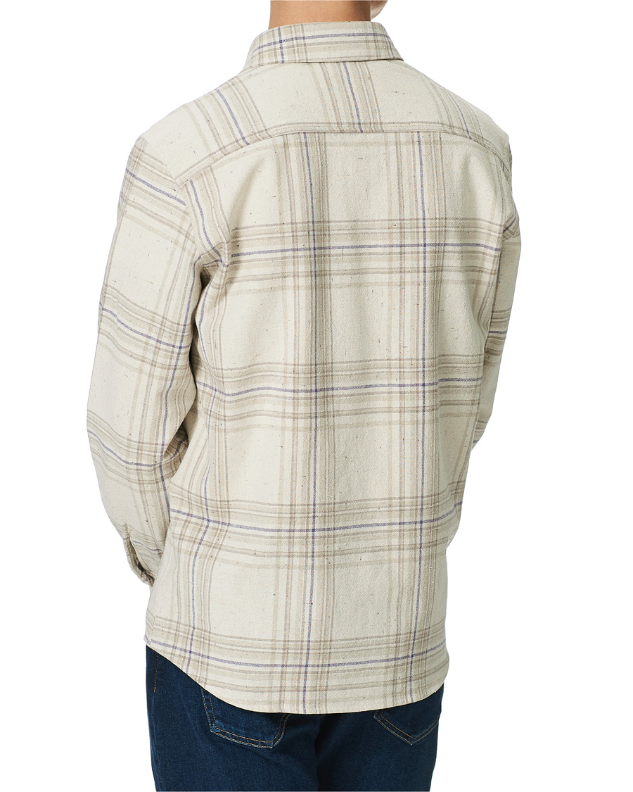 Homme | Chemises | A.P.C. | Trek Checked Overshirt Beige