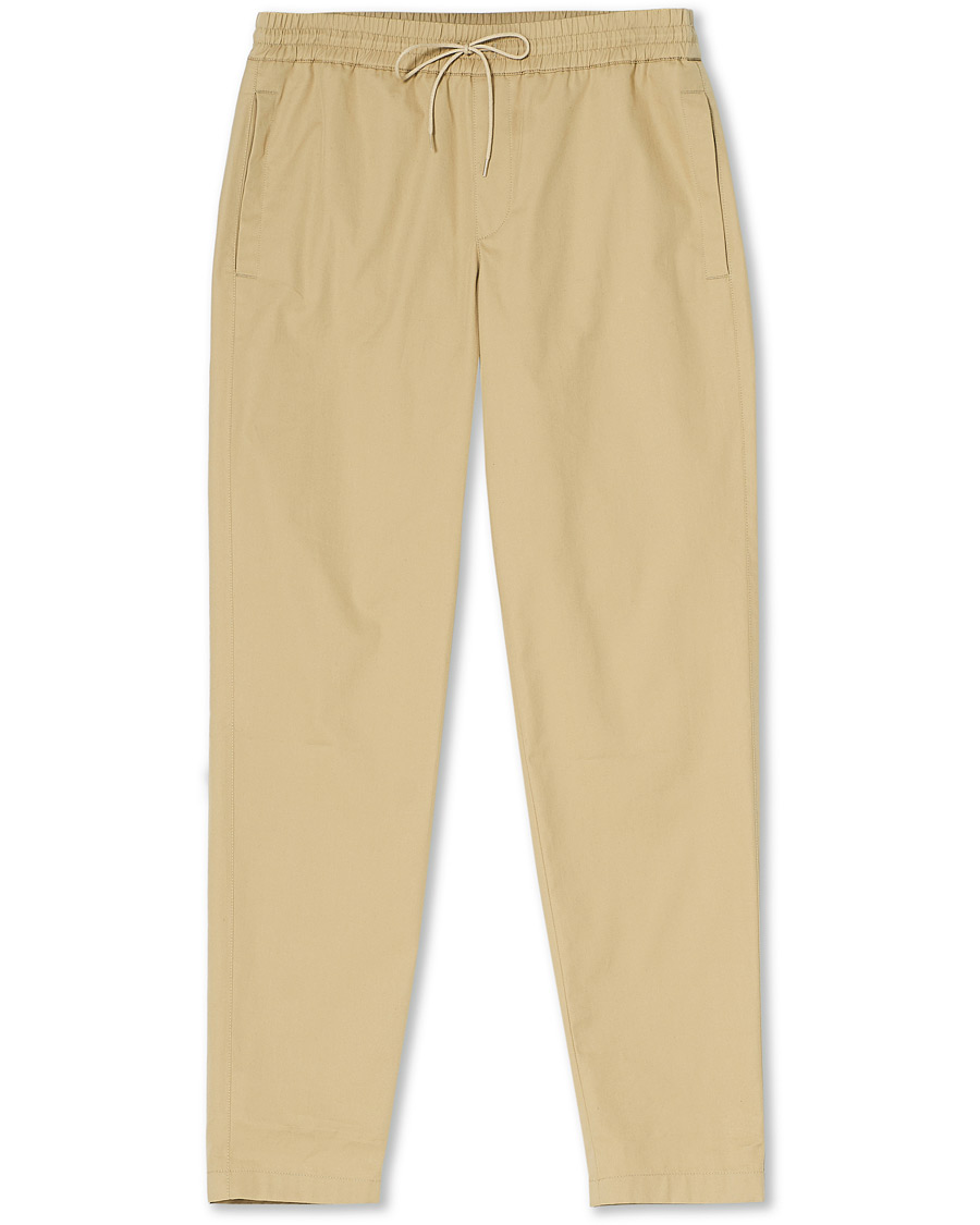 Homme | Pantalons | A.P.C. | Kaplan Drawstring Trousers Beige