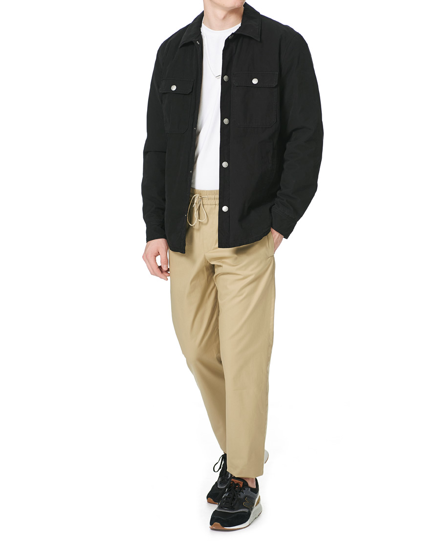 Homme | Pantalons | A.P.C. | Kaplan Drawstring Trousers Beige