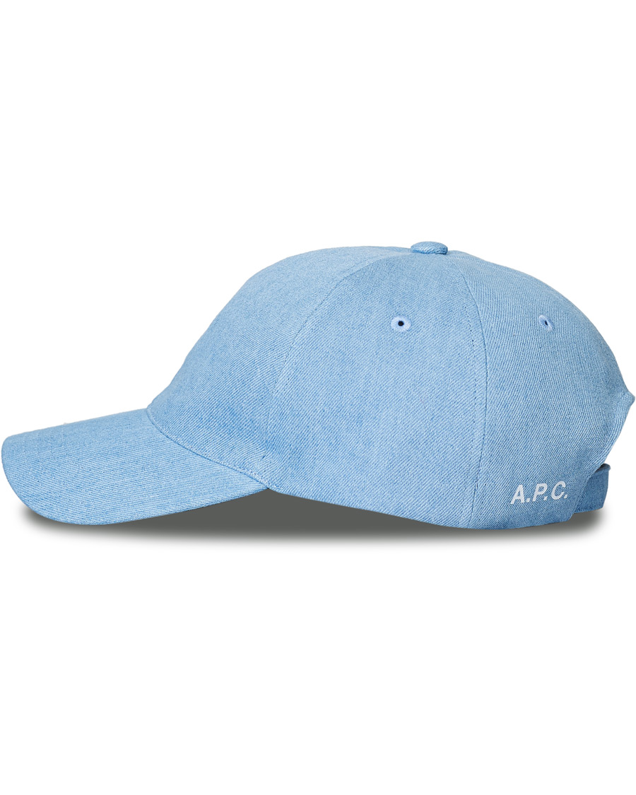 Homme | A.P.C. Charlie Baseball Cap Washed Indigo | A.P.C. | Charlie Baseball Cap Washed Indigo