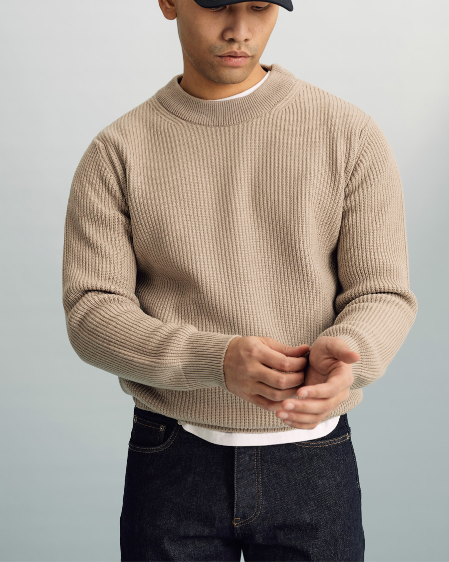 Homme | Pulls Et Tricots | Sunflower | Field Sweater Beige