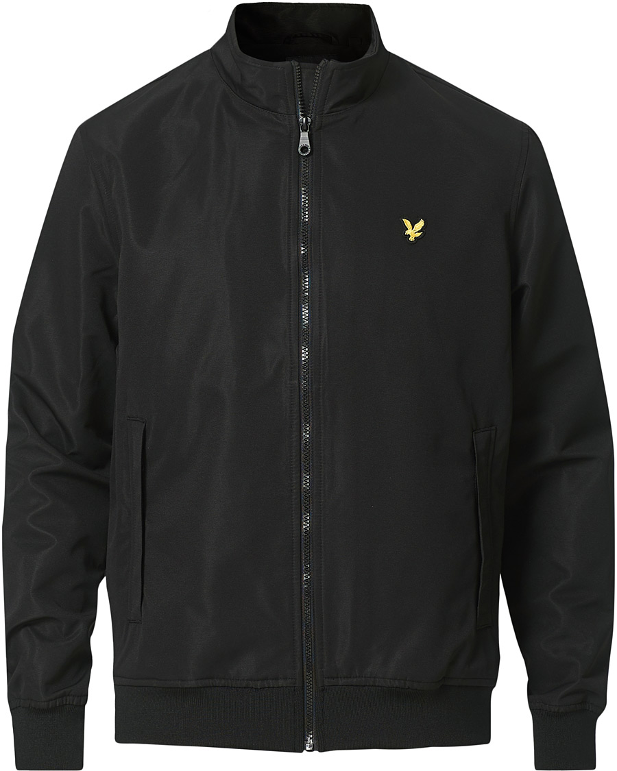 Homme | Manteaux Et Vestes | Lyle & Scott | Mesh Backed Funnel Neck Jacket Jet Black
