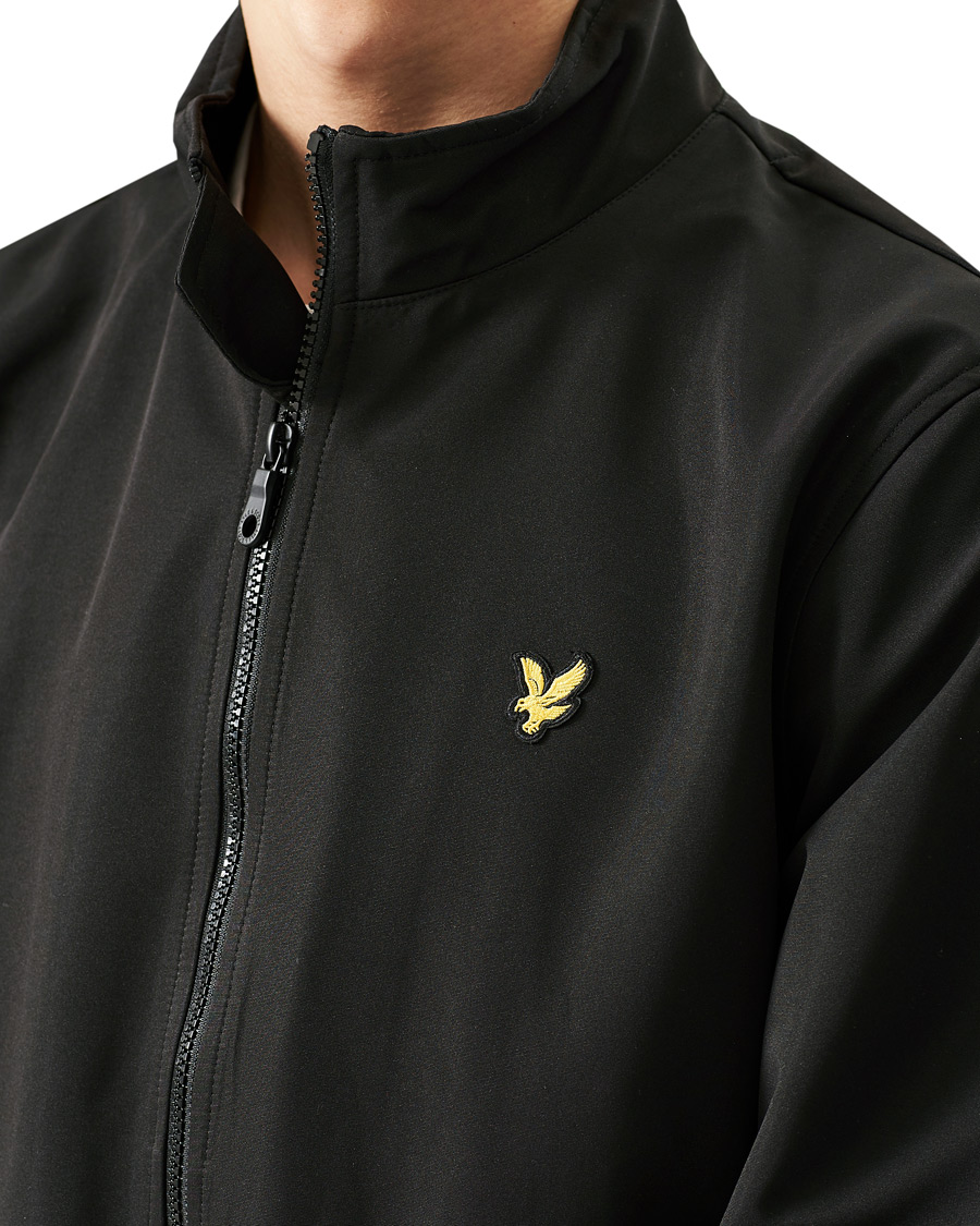 Homme | Manteaux Et Vestes | Lyle & Scott | Mesh Backed Funnel Neck Jacket Jet Black