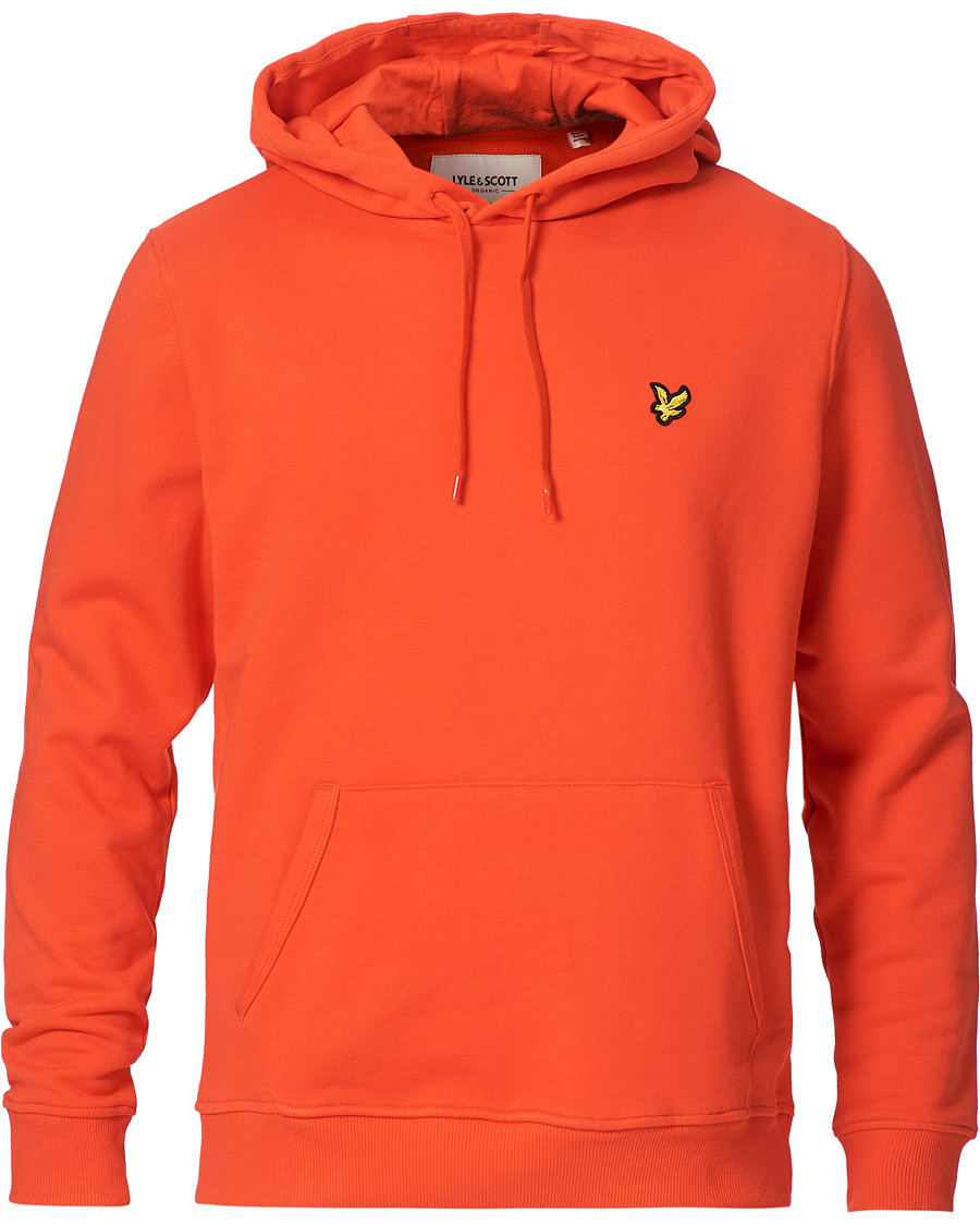 Homme | Pulls Et Tricots | Lyle & Scott | Pullover Organic Cotton Hoodie Red Flyer
