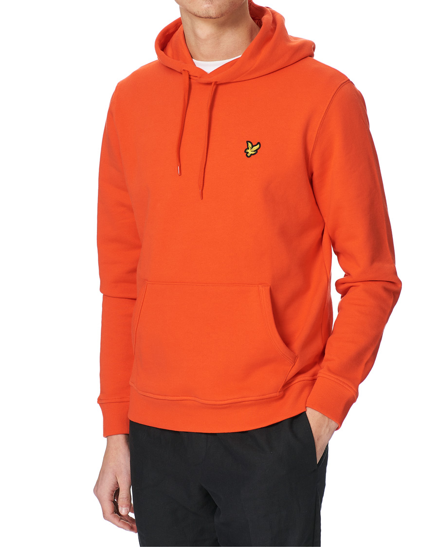 Homme | Pulls Et Tricots | Lyle & Scott | Pullover Organic Cotton Hoodie Red Flyer