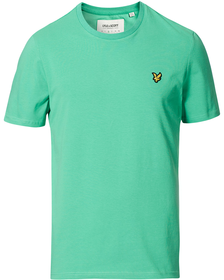 Homme | T-shirts | Lyle & Scott | Crew Neck Organic Cotton Tee Green Glace