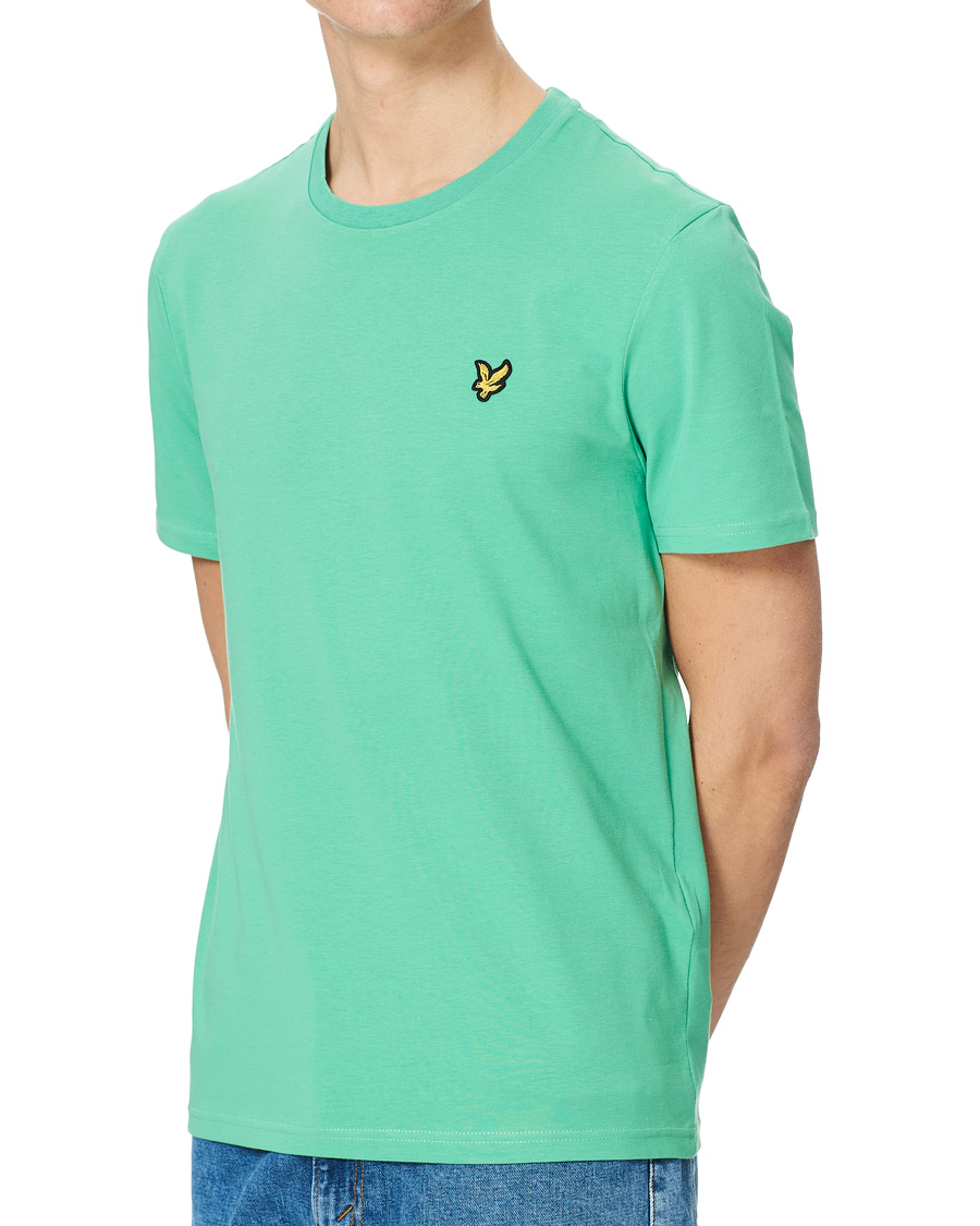 Homme | T-shirts | Lyle & Scott | Crew Neck Organic Cotton Tee Green Glace