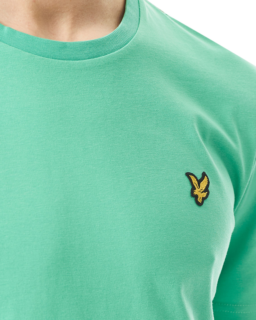 Homme | T-shirts | Lyle & Scott | Crew Neck Organic Cotton Tee Green Glace