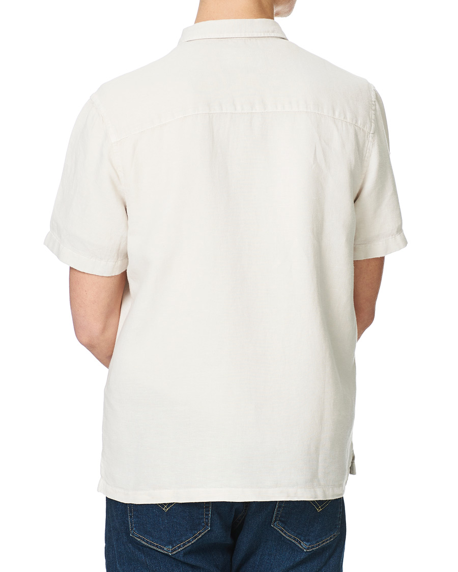 Homme | Chemises | Lyle & Scott | Washed Cotton Linen Shirt Mist