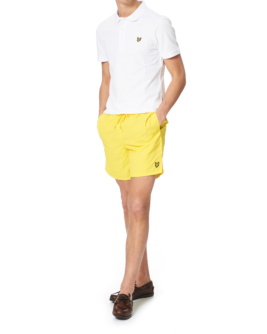 Homme | Maillots De Bain | Lyle & Scott | Plain Swim Shorts Sunshine Yellow