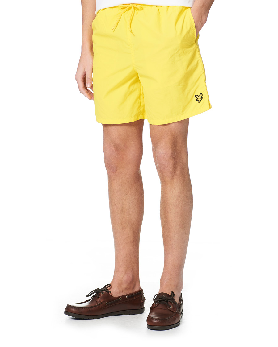 Homme | Maillots De Bain | Lyle & Scott | Plain Swim Shorts Sunshine Yellow
