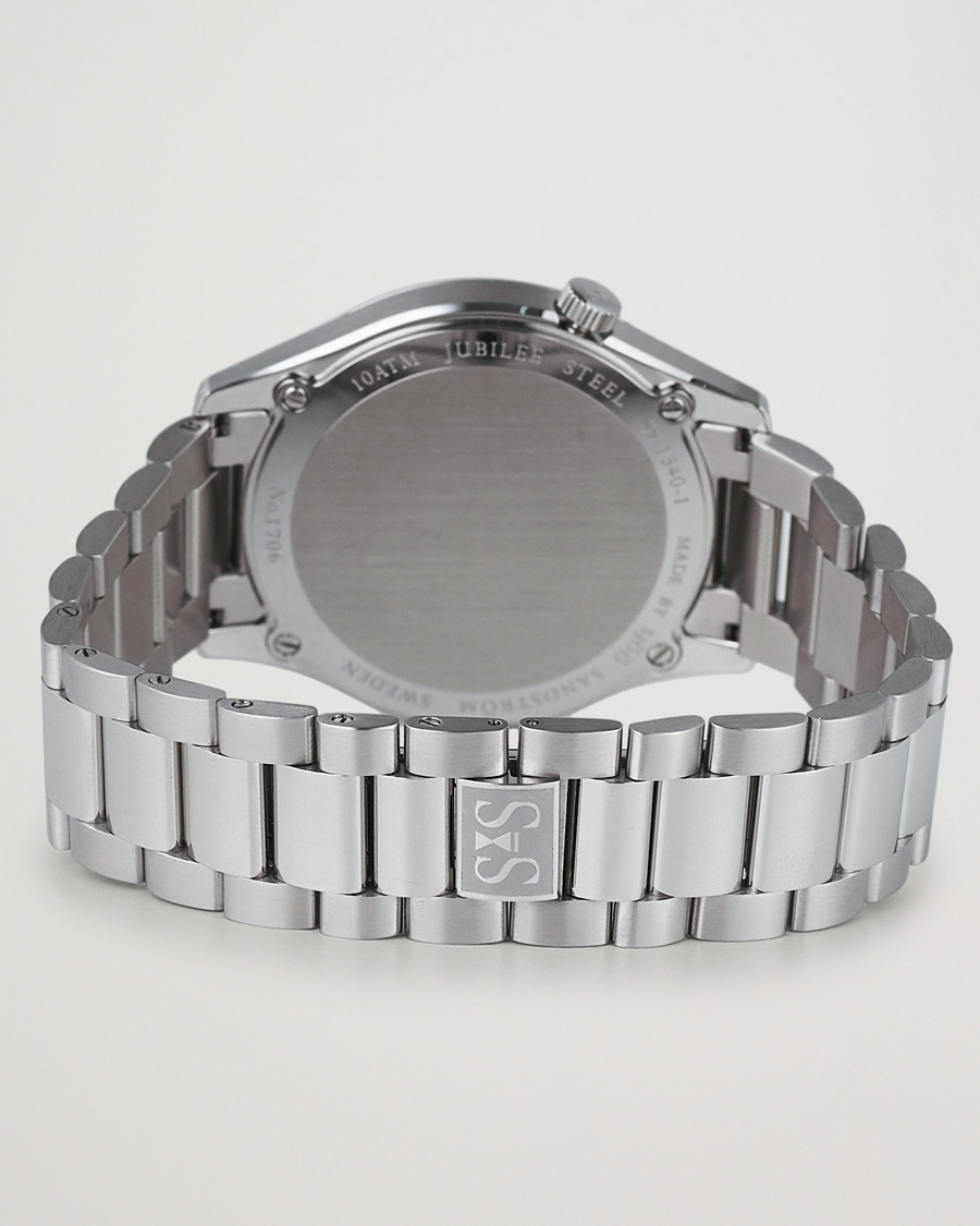 Heren | Sjöö Sandström Jubilee Steel Quartz 40mm Blue/Steel | Sjöö Sandström | Jubilee Steel Quartz 40mm Blue/Steel
