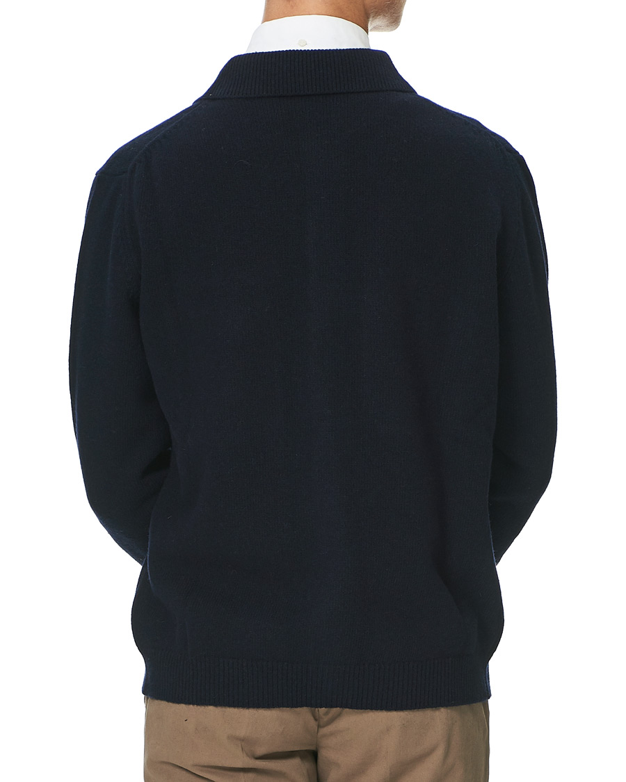 Homme | Pulls Et Tricots | Oscar Jacobson | Logan Wool Cardigan Navy