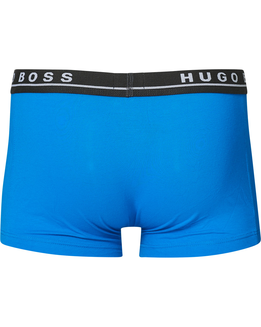 Homme | Sous-Vêtements Et Chaussettes | BOSS BLACK | BOSS 3-Pack Trunk Boxer Shorts Grey/Navy/Blue