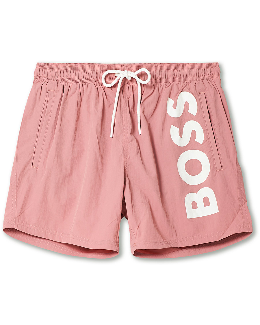 Homme | Maillots De Bain | BOSS BLACK | BOSS Octopus Logo Swimtrunks Open Pink