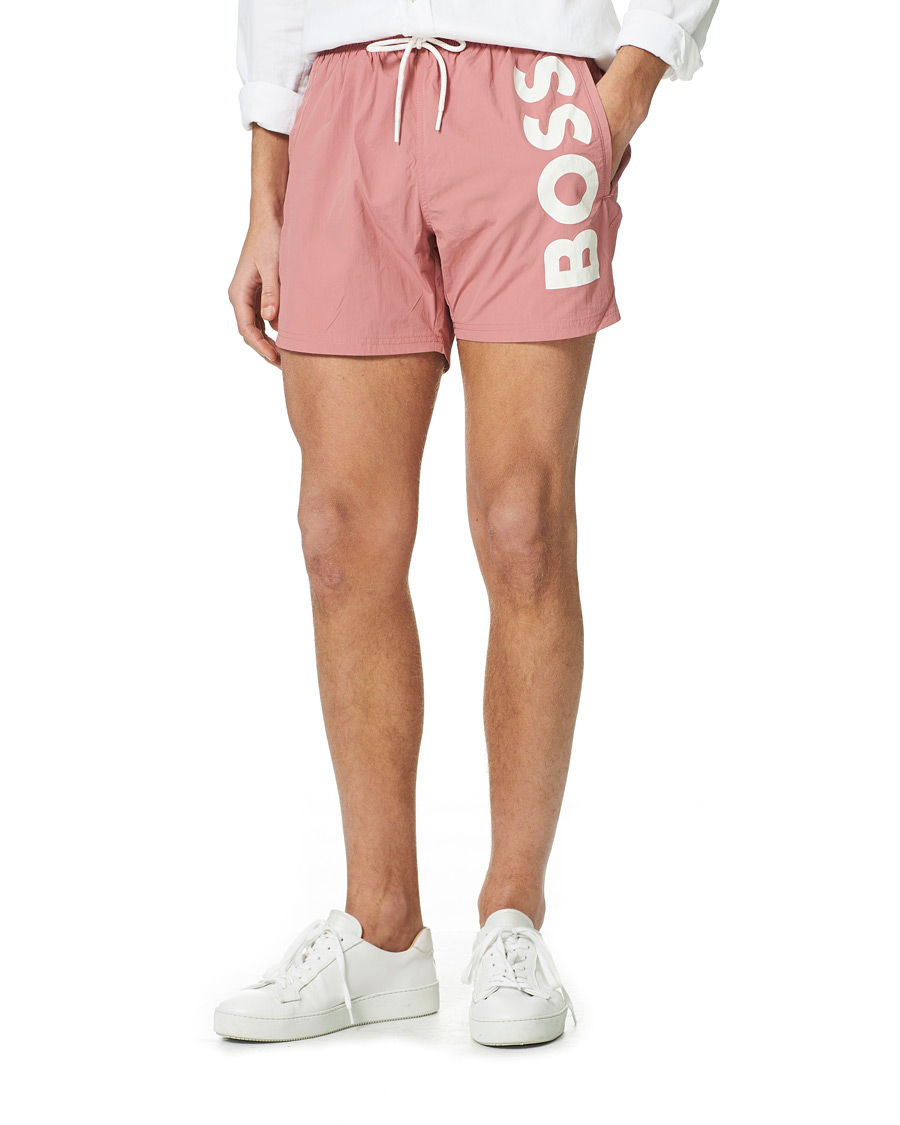 Homme | Maillots De Bain | BOSS BLACK | BOSS Octopus Logo Swimtrunks Open Pink