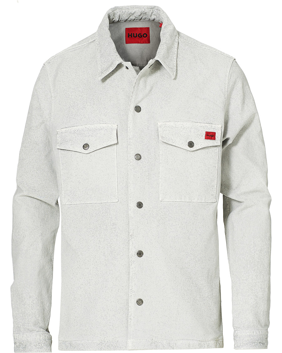 Homme | Chemises | HUGO | Enalu Overshirt Medium Grey