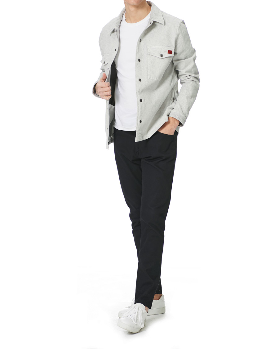 Homme | Chemises | HUGO | Enalu Overshirt Medium Grey