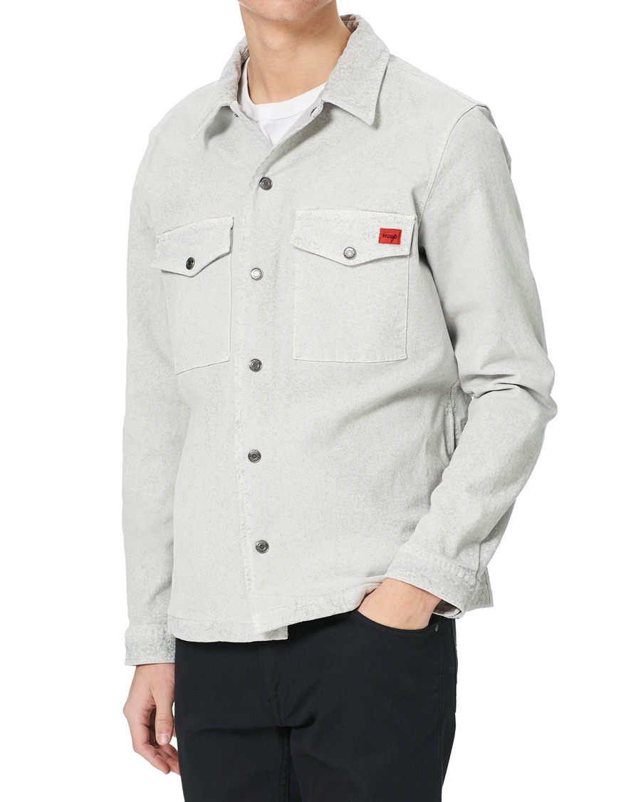 Homme | Chemises | HUGO | Enalu Overshirt Medium Grey